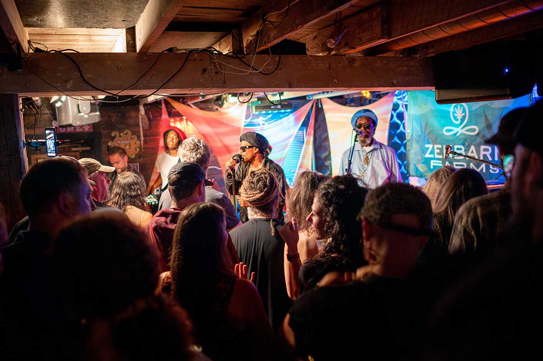 A picture of Black Uhuru at Zenbarn Vermont
